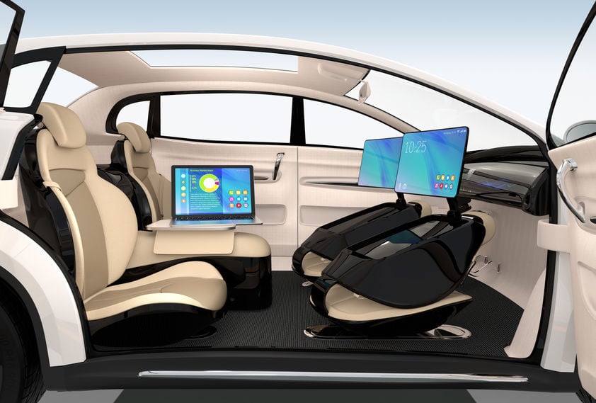 Autonomous Car Interior Design Concept